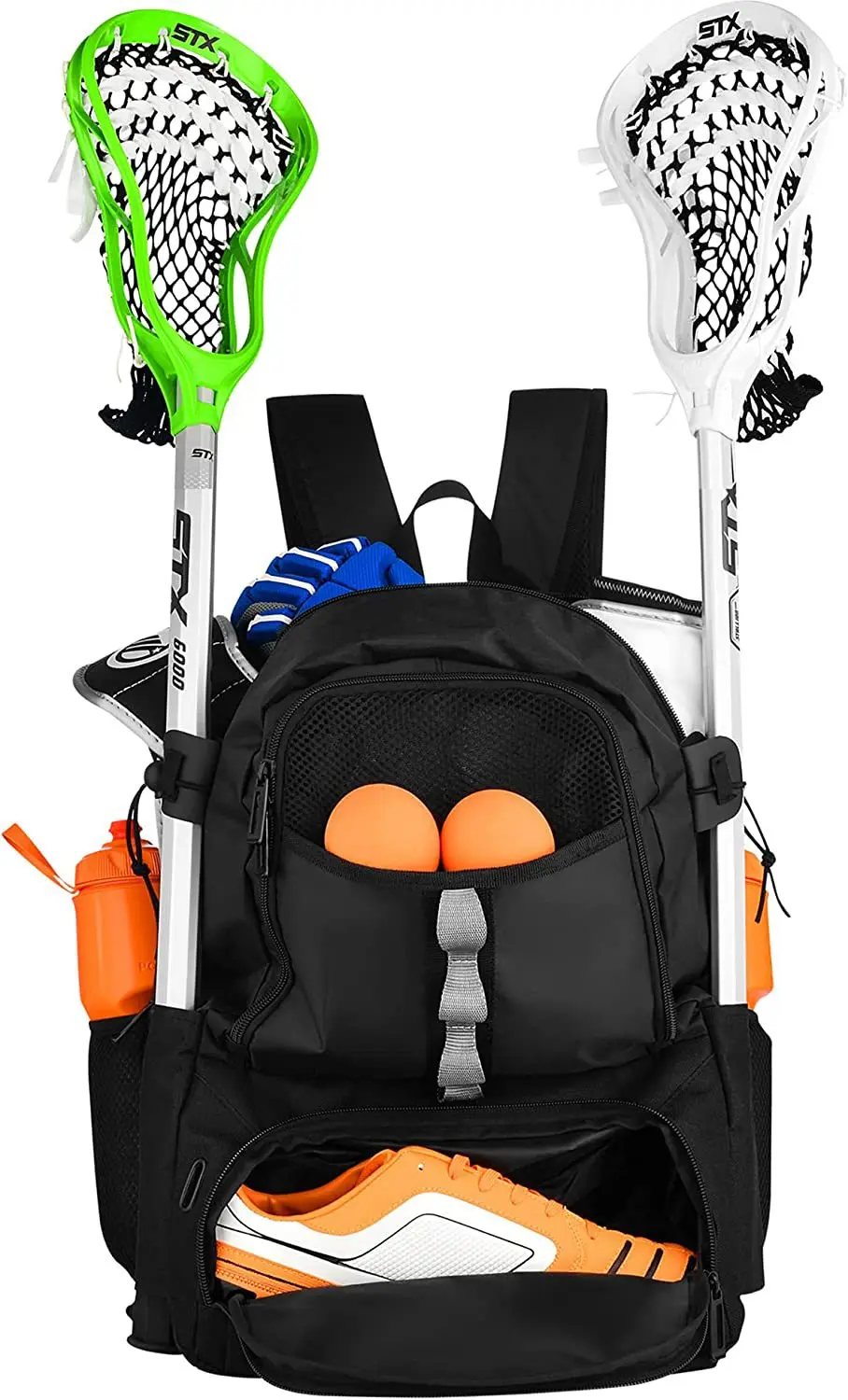 Field Hockey Equipment Shoes Compartment Travel Double Lacrosse Hockey Bag Backpack