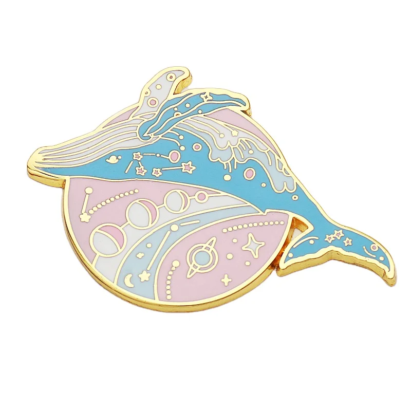 Wholesales Promotion Custom Hard Enamel Metal Lapel Pins Exquisite Glitter Anime Cartoon Lapel Pins