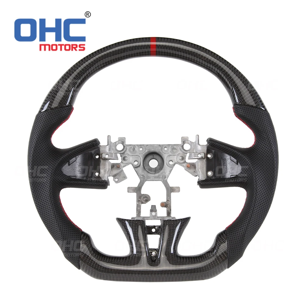 Factory Custom Steering Wheel fit for infinity Infiniti g35 g37 G37S q50 q60 Sedan Coupe exhaust LED Carbon Fiber Steering Wheel