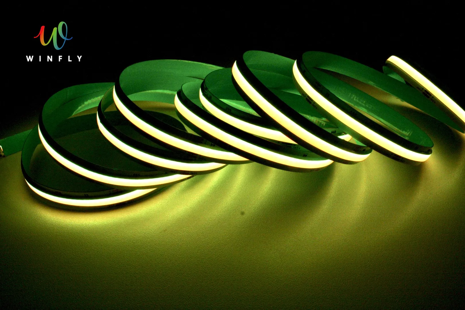 
High Quality Price Search Lights COB Rgb Led Strip Set 24V 5M Neon Led Strip Factory For Sale Blue Yellow Flexible lights 