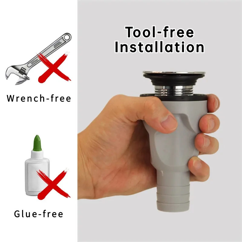 Bathroom Wash Basin Drain Flexible Pipe Anti Clog Kitchen Sink Foldable Drainer Stainless Steel Sink Basin Waste Drain Filter