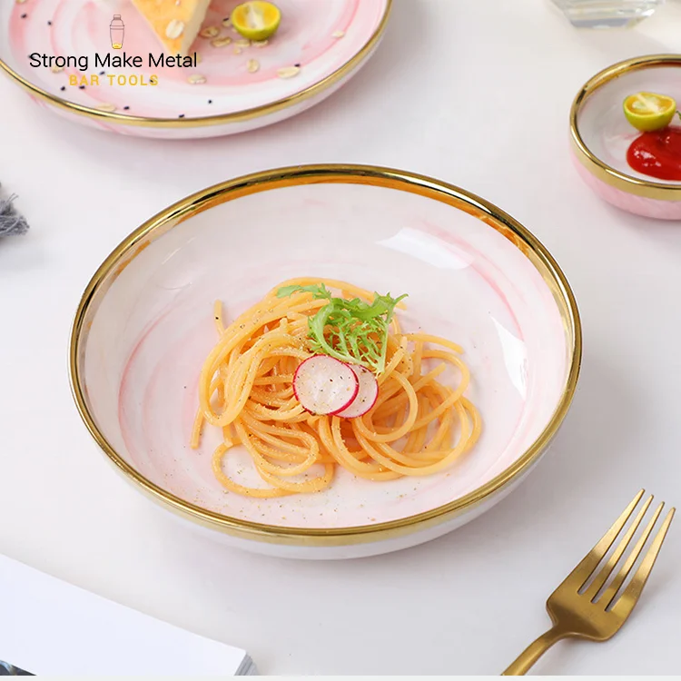 Luxury factory outlet 9pcs 18pcs 26pcs china dinner set luxury dinnerware porcelain tableware elegant dinnerware sets ceramic