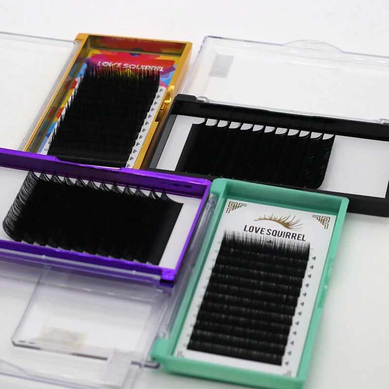 Yucagci Private Label 0.03 0.05 0.07 Korea Silk Faux Mink 3d B Bc C Cc D Dd L Lc Ld M Curl Volume Classic Eyelash Extensions