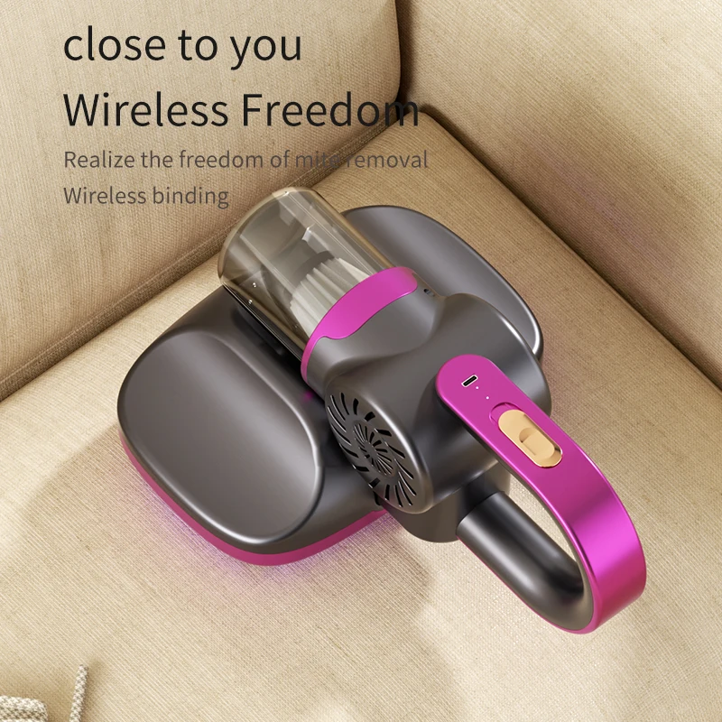 11KPa 2000mAh Battery Wireless Handheld Vacuum Cleaner Whole House Office Dust Mite Vacuum Cleaner