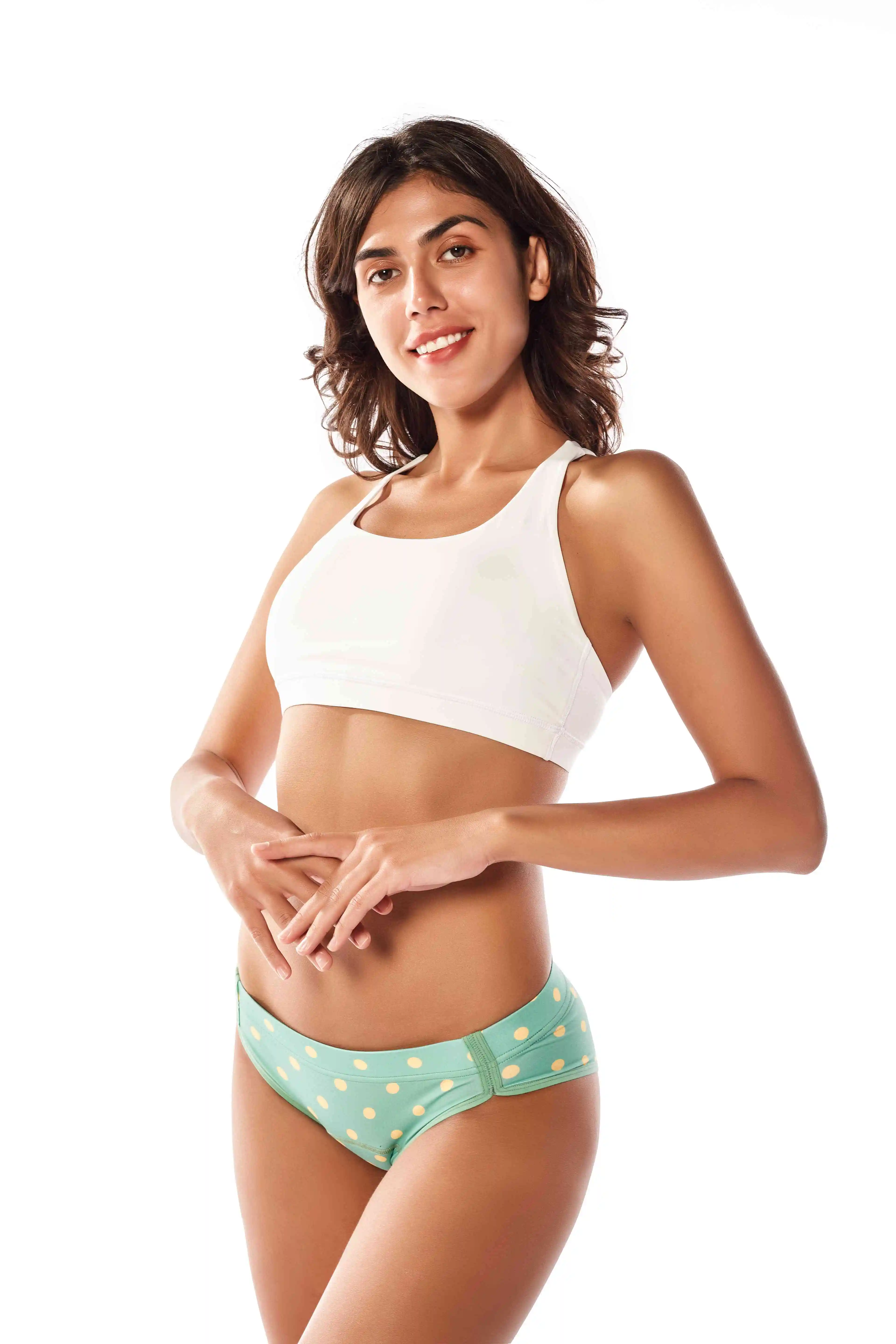 JR 2022 New Arrivals Sanitary Pants Absorption Leak Proof High Waist Functional Women Underpants Seamless Period Panties