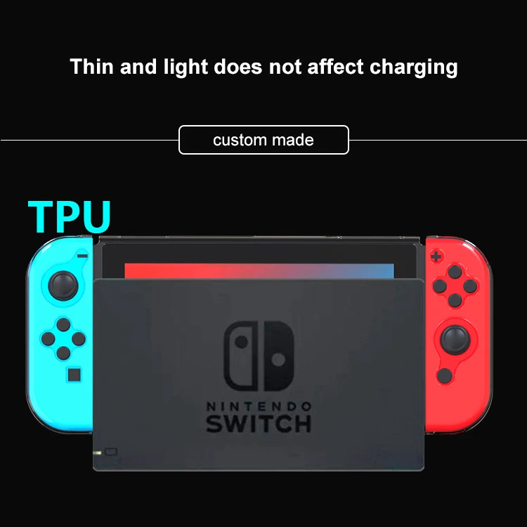 Wholesale Switch Console TPU Split Transparent Shell NS Soft Protective Shell Handle Soft Rubber Shell