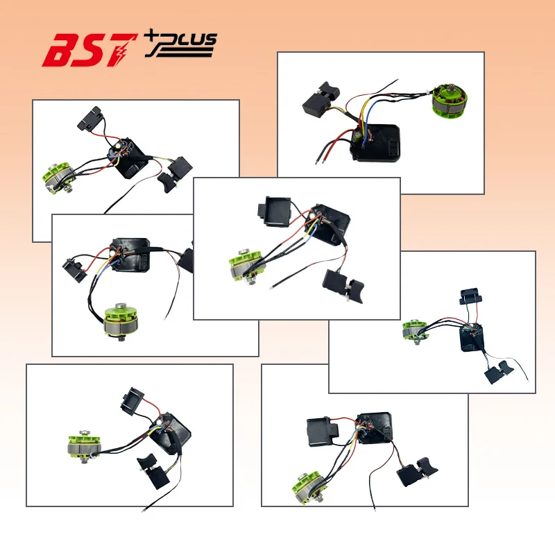 4812 Brushless Electric Wrench & Drill Sensorless Assembly Accs Motor  with switch Control Board  brushless motor