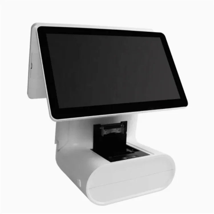 android windows POS systems restaurant pos system for sale All-in-One pos tarminal with 80 mm printer scanner qr