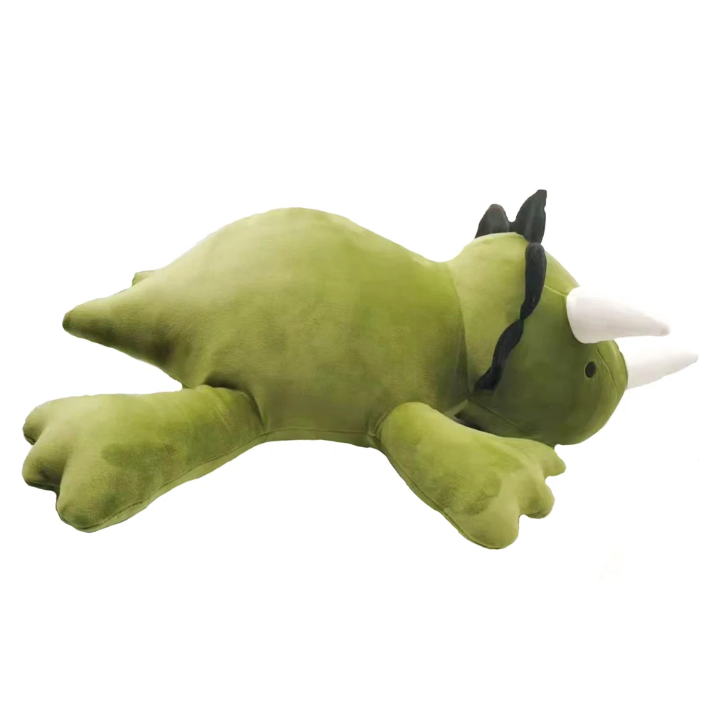 High quality heavier big dinosaur pillow doll soft stuffed toys customized animal sleepy pillow plushie