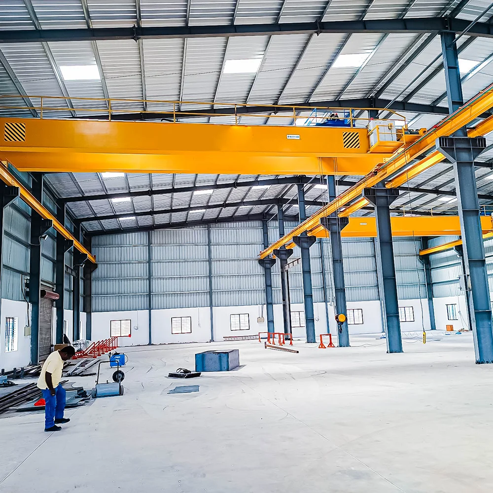 Factory Directly Supply Wheeled Double Girder Overhead Bridge Crane