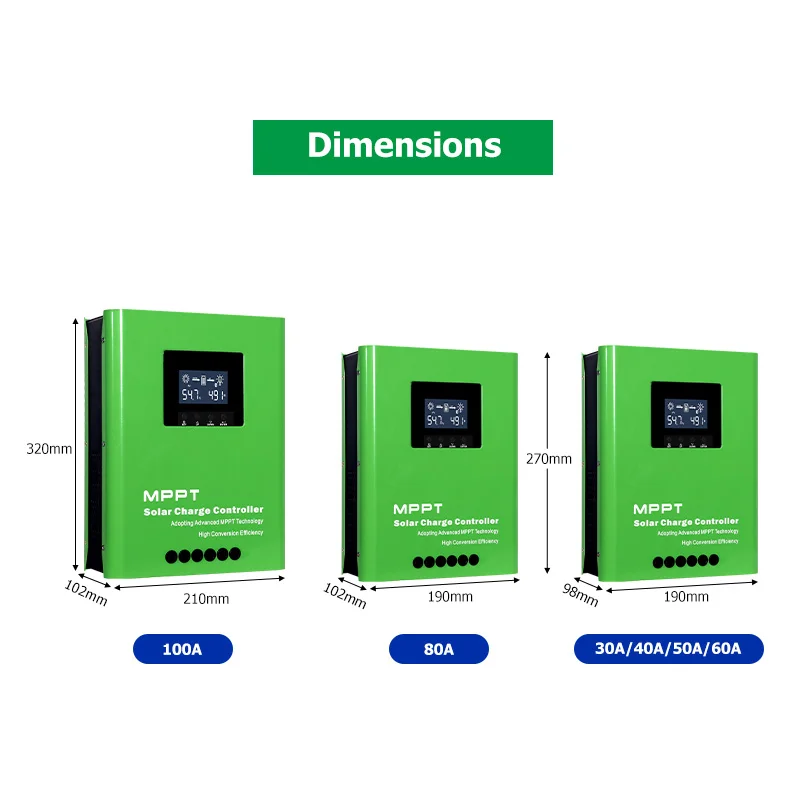 Guvenlik 12V 24V 36V 48V auto setting 90V PV Rated Voltage 30A mppt wind and solar hybrid charge controller