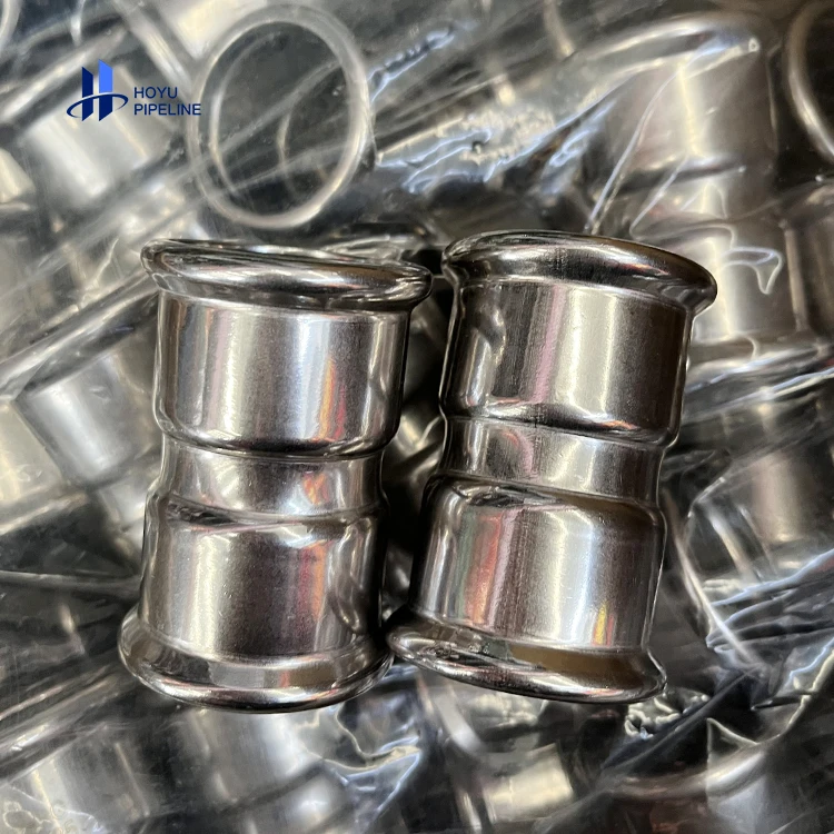 Stainless Steel 304 M-profile Press Plumbing Fitting Double Crimping reducer socket water system compression press concen