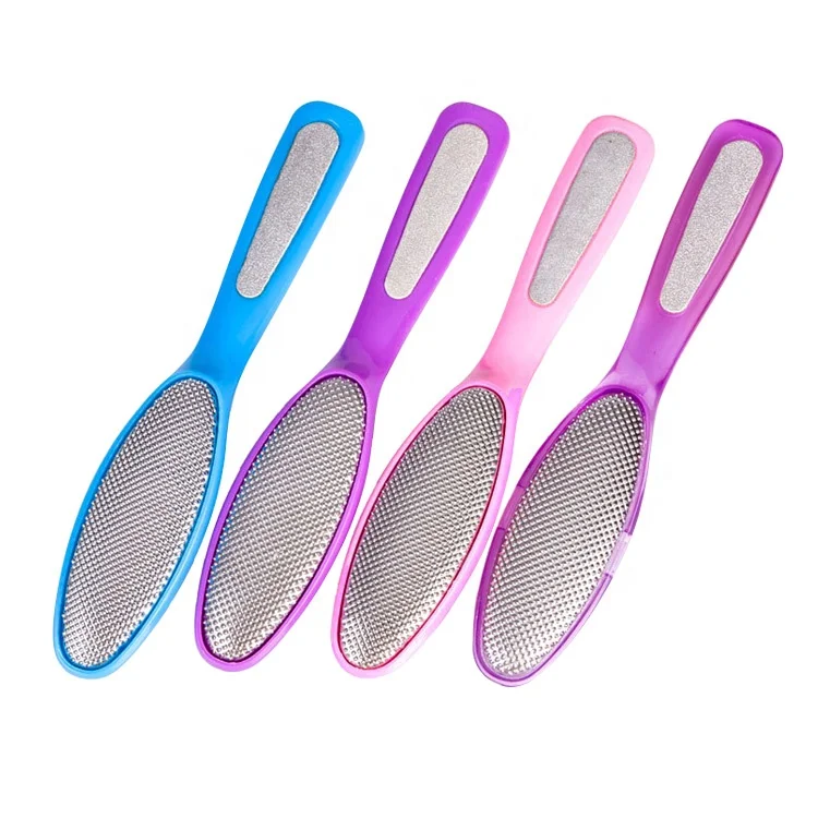 Plastic Handle Stainless Steel Foot File and Callus Remover Dead Skin Remover Pedicure Callus Remover Foot File
