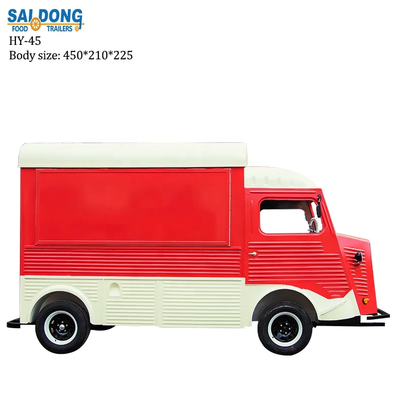 HY-45  Global Leader mobile fast food trailer for sale Europe