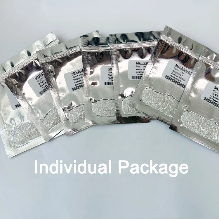 Moissant Factory Wholesalers Manufacturer Wholesale Price Small Loose Moissanite Mele Mossanite Gem Cut Best Melee Moissanite