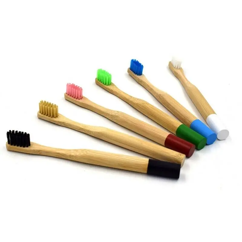 Manufacturer premium eco friendly  OEM custom logo wholesale kids bamboo wooden toothbrush