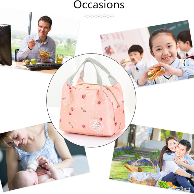 
Cute Thermal Insulated Lunch Bag Portable Food Container Storage Cooler Bags 