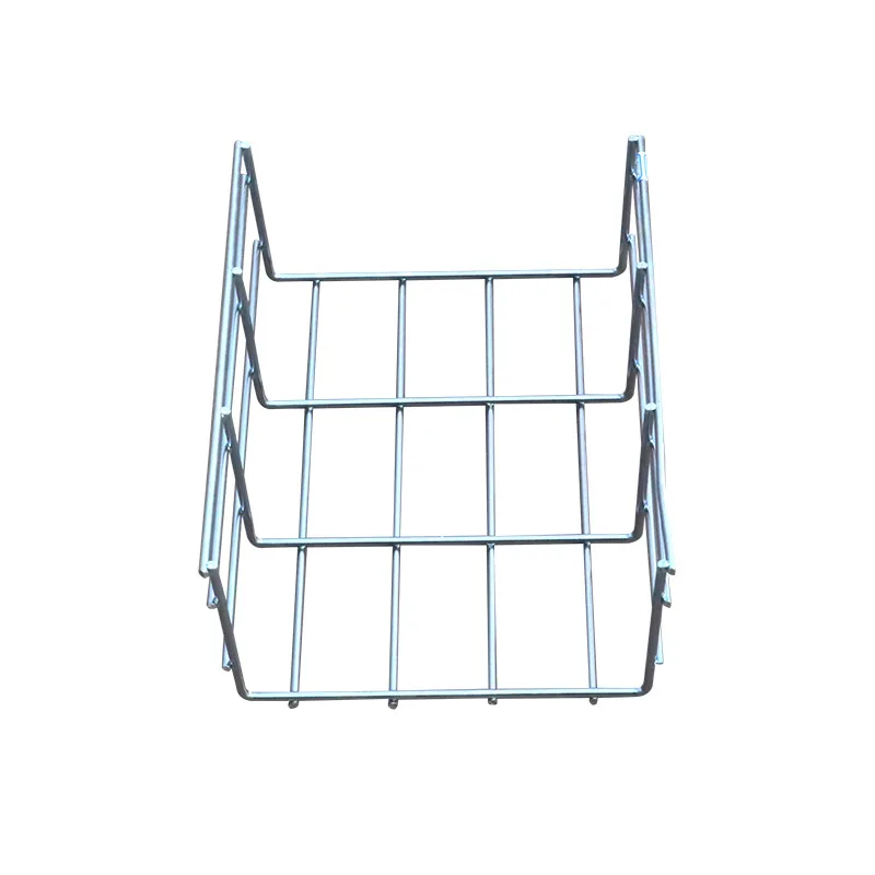 Electrical Wire Basket Mesh Cable Tray Hangers OEM Support Customized Wire Mesh Cable Tray steel c channel tray cable