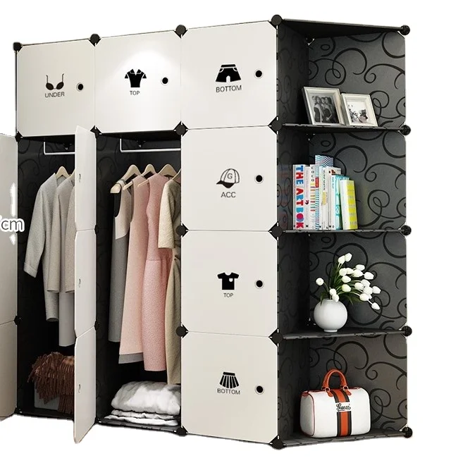 DIY портативный пластиковый шкаф из нержавеющей стали, детский шкаф, многослойная проволочная сетка, шкаф для спальни