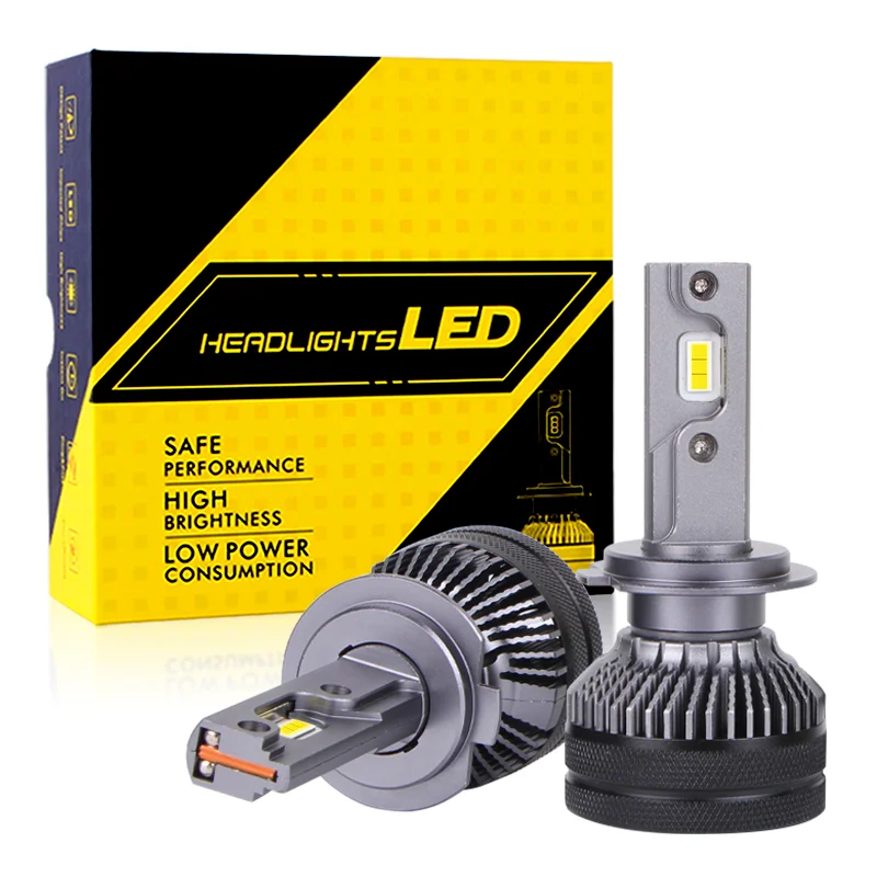 Auto parts Mini T50 H7 led headlight high power H11 H7 9005 881 D2H Auto lighting systems CSP 3570 led headlights