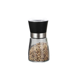 New Mechanical 150ml Manual Pepper Grinder Customized 180ml Stainless Steel Pepper Mill Kits