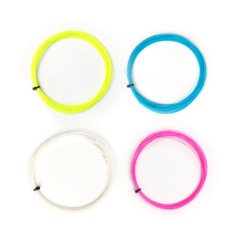 
Wholesale GXS Nylon best badminton durable 0.66mm dye yarn net portable K66 36lbs badminton string for professional players 