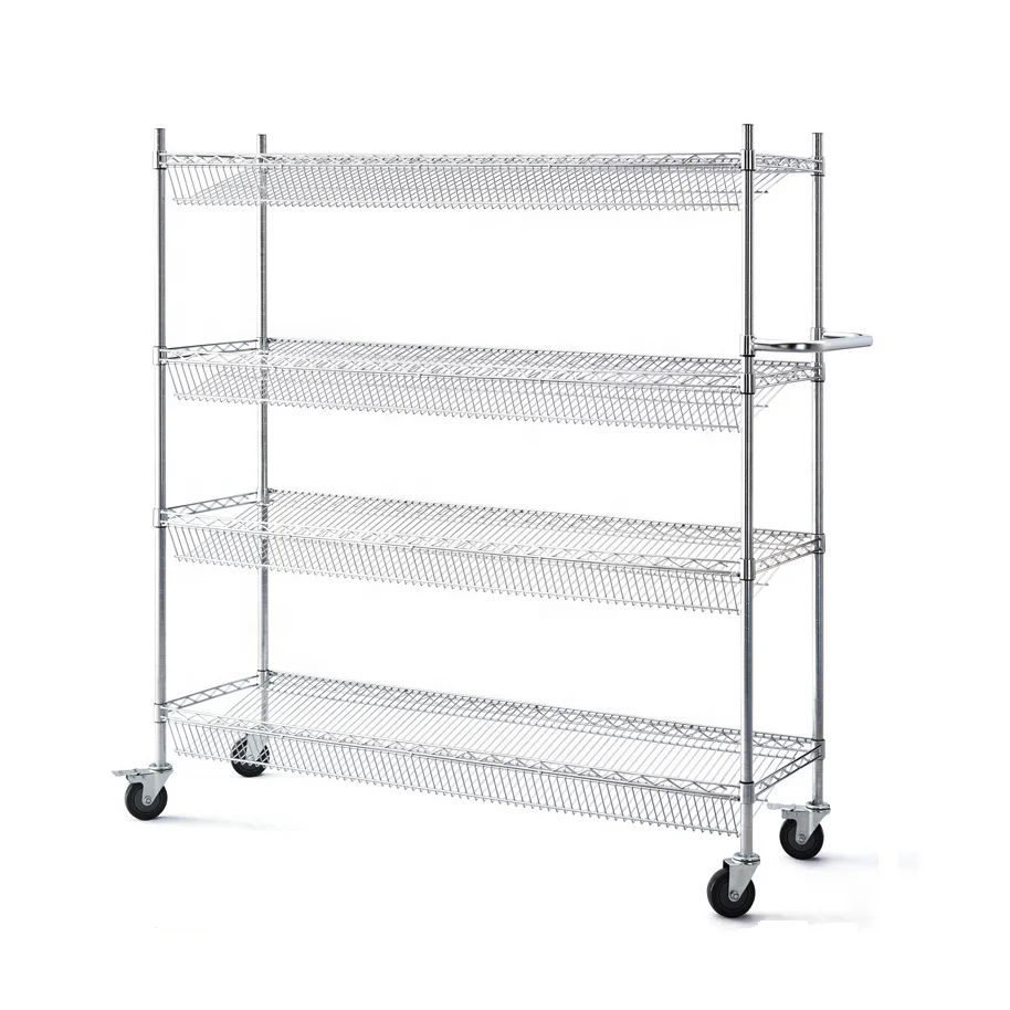 Slanted Shelving Merchandiser Display shelving