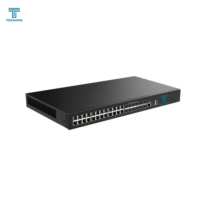 CE FCC 4 x 10 Gigabit SFP+ 8 x Gigabit Combo 16 x 10 100 1000Base-T Layer 2 Managed Ethernet Switch
