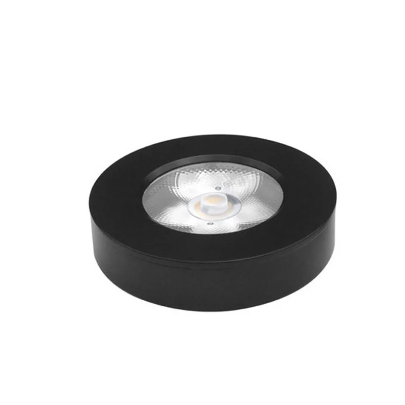 Insulated Roof Downlight Surface-mounted COB Spot Lighting Housing 7W/10W Mini Ultra-thin Trimless Downlight for Hotel Project