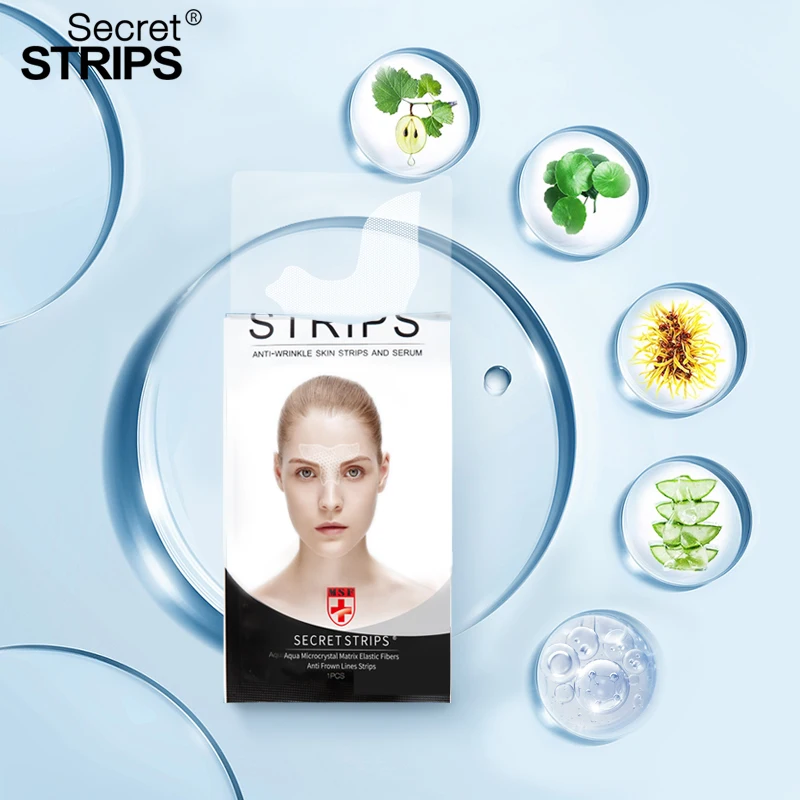 Cosmetic Face Facial Skin Masks Anti Wrinkle Frown Lines Wholesale Facial Mask Anti Frown lines Care Strips