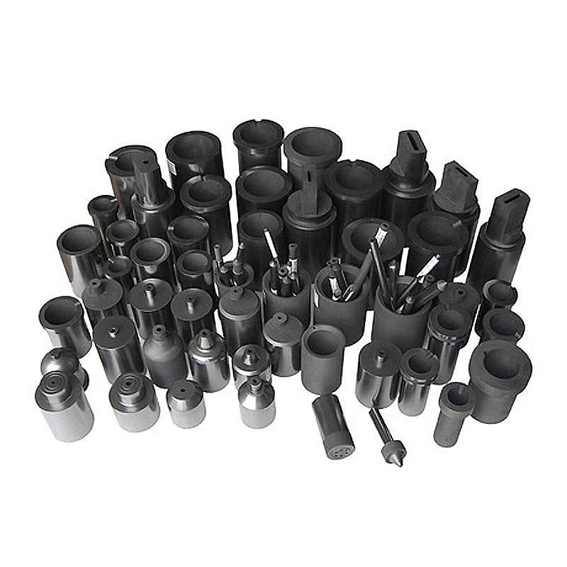 Индивидуальные высокой чистоты огнеупорного плавления металла двойного назначения графитовая форма графитовый тигель