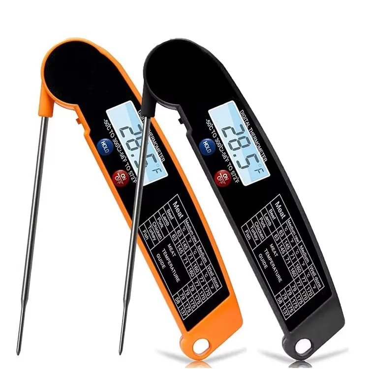 Portable Household Folding Food Thermometer Electronic Instant Read Digital Food BBQ Meat Steak Cooking Thermometer