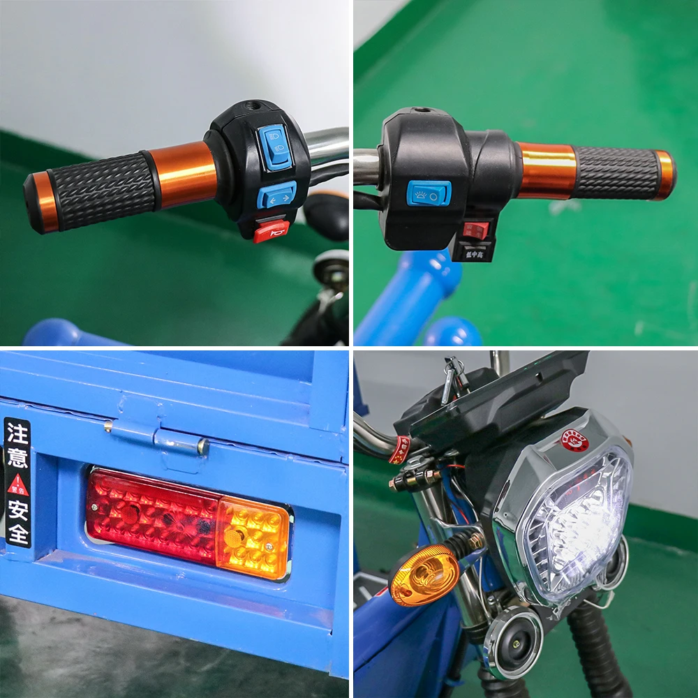 CE China Made High Quality Cargo Bike Electric Truck Three Wheel Electric Motorcycle for Sale