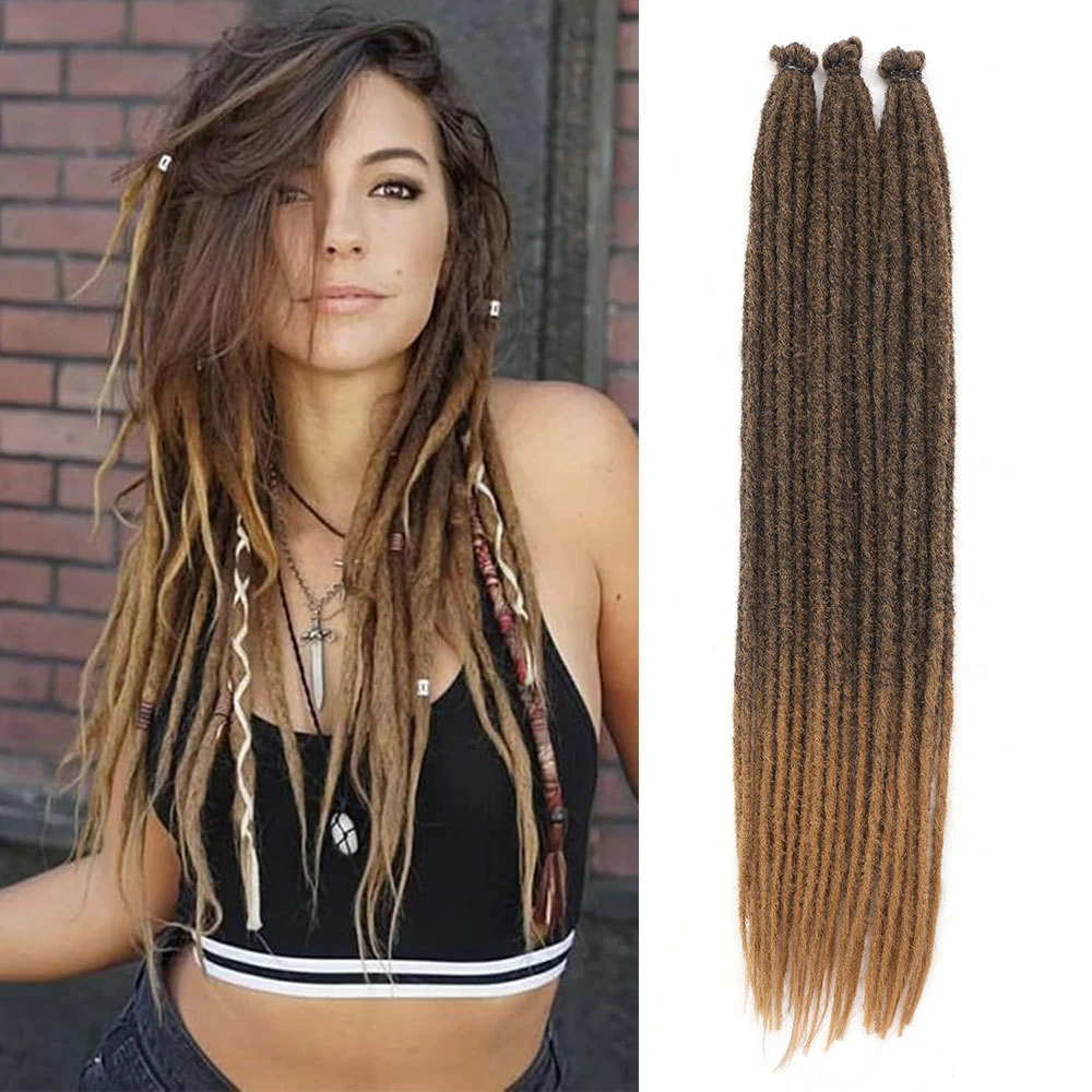 Wholesale Hair Dreadlock Extensions Afro Kinky Hair loc Extensions Remy Dreadlocks Braiding Hair