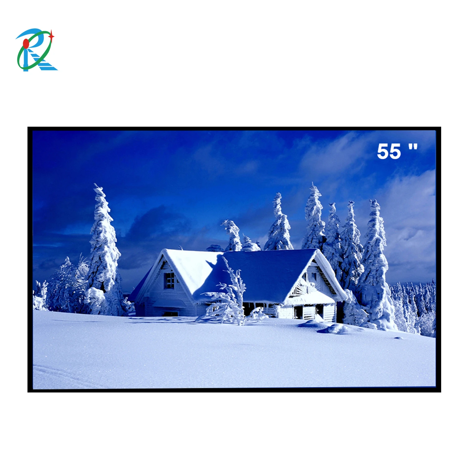 Low price UHD 4K 60Hz 55 inch TV LCD panel  with interface type V by one sunlight readable 2500 nits Open Frame LCD