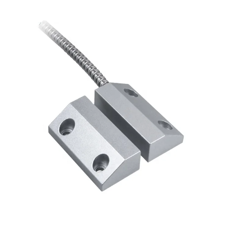 Surface Mounted Wired Metal Door Magnetic Contact Switch Sensor For Security Alarm System