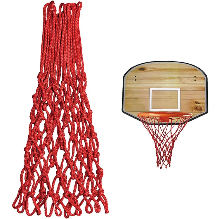 High quality portable practice team game sports dacron chain basketball nets for outdoor indoor