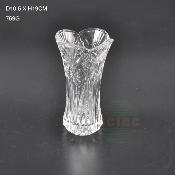 Flower Vase Glass Home Decor Modern Large Cylinder Glass Flower Vase