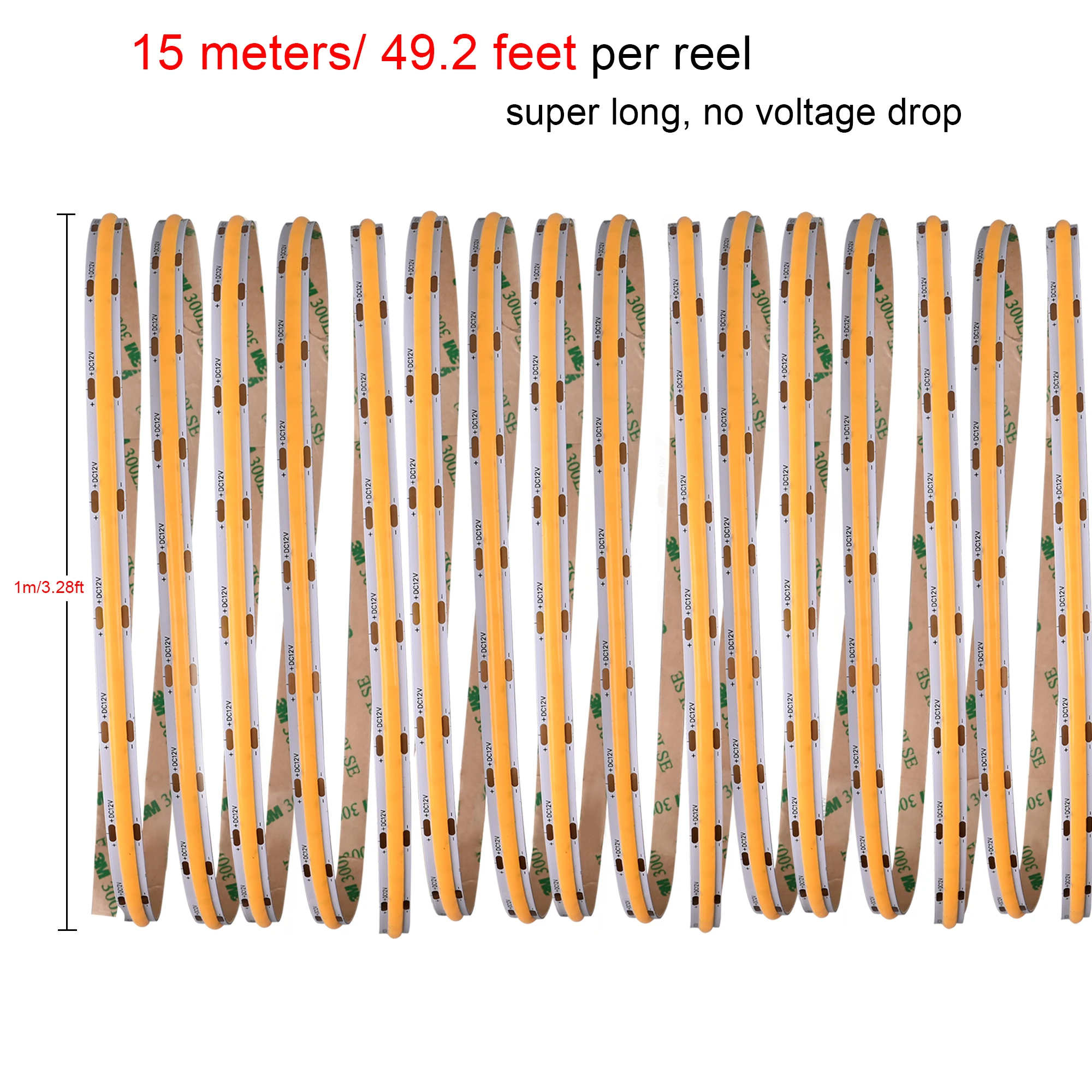 AH5000 360leds 15m Ultra long COB led strip light COXO