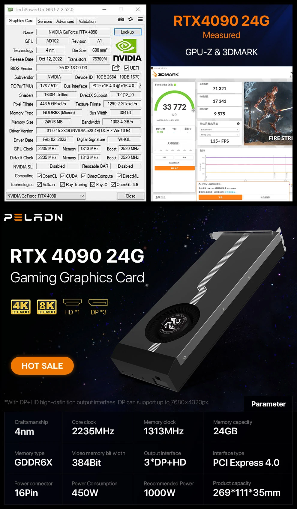 New Nvidia Geforce RTX 4080 16GB Turbo Video Card RTX 4090 4090D 24GB GDDR6X 16Pin 384-bit Founders Edition Graphics Card GPU
