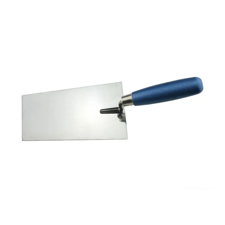 Masonry Bucket Brick Margin Trowel Square Type Claying Trowel Hand Tool Manganese Steel for Tile Concrete Plaster