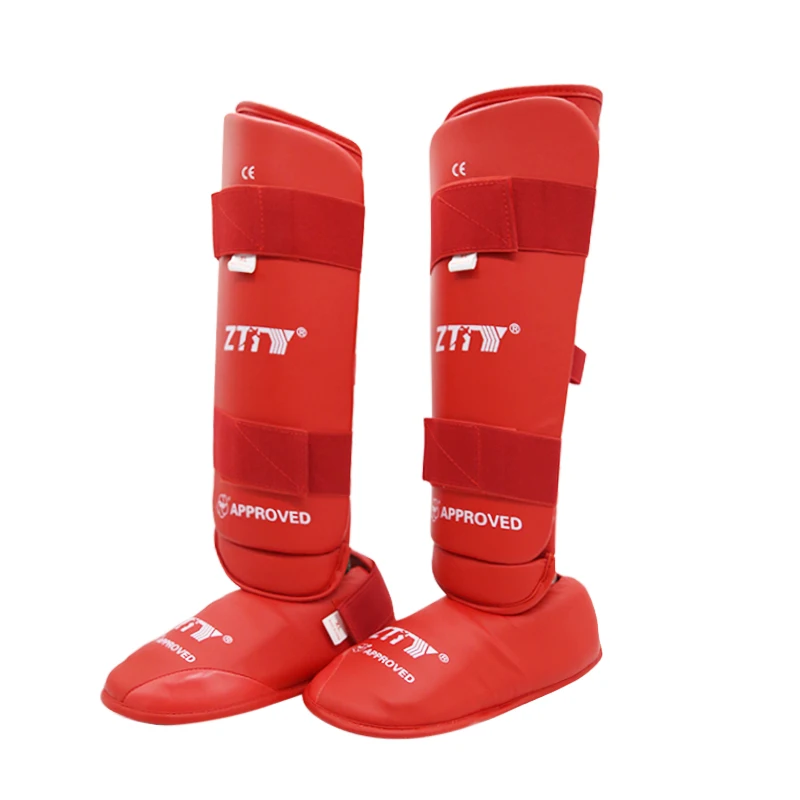 Custom Logo Muay Thai  Karate  Leg Support Shin Pads Adults Kids Shin Guards Comfortable