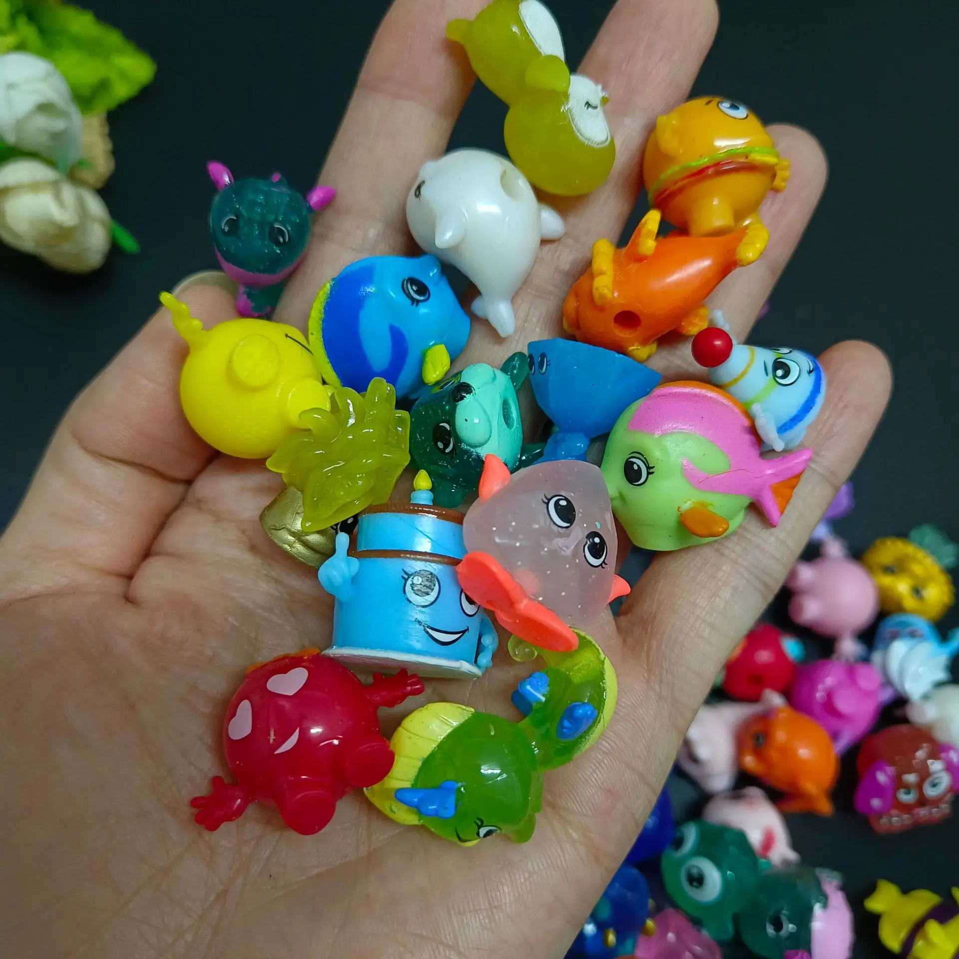 T1115 Multiple marine animal soft rubber underwater creatures promotional gifts figurines cartoon ornaments Toys