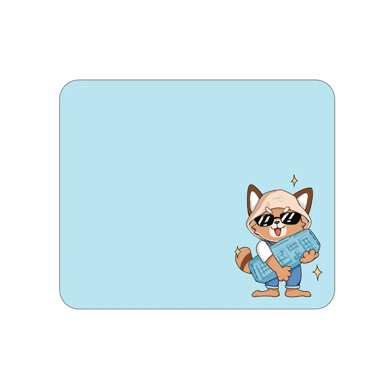 Ready to ship Umila office mousepad Computer natural rubber original customized lock edge multi-color office worker mouse pad