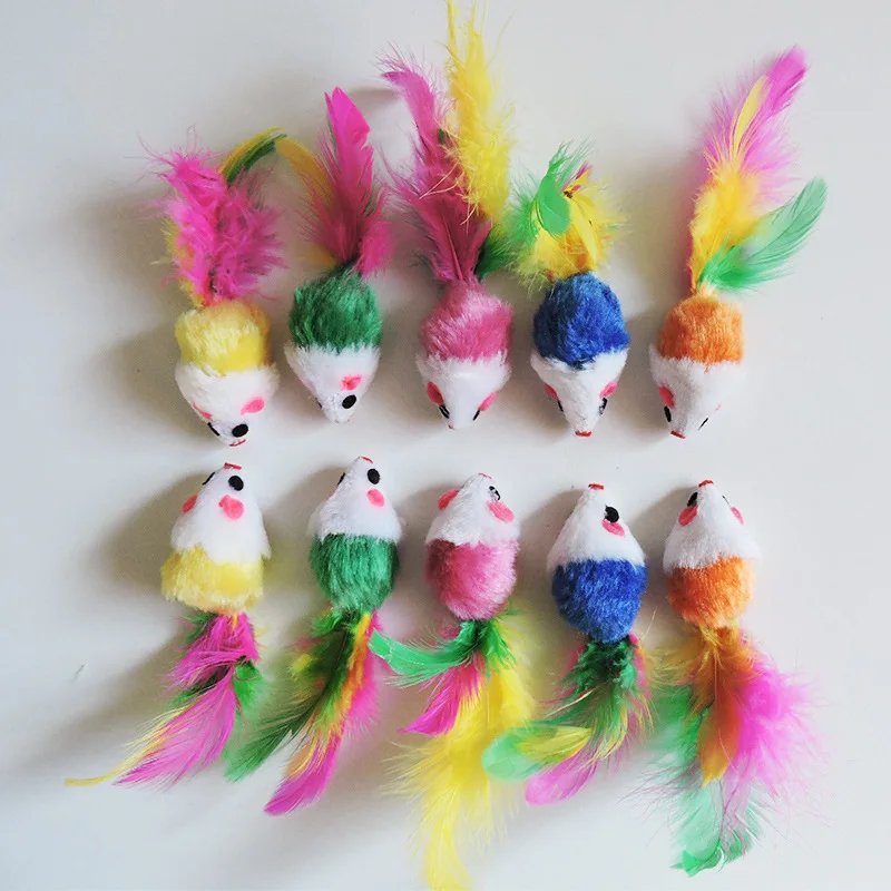
Wholesale Manufacturers OEM Plush Mice Mouse Cat Toy 