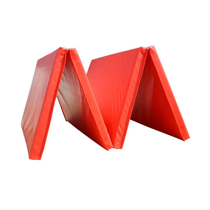 Складной коврик для гимнастики из ПУ кожи, 4x8x2