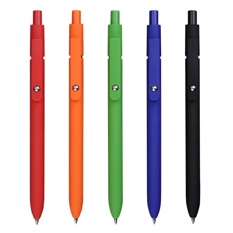 High quality Retractable Gel Pens 0.5mm Fine Point Quick Dry Neutral Pens Business gift signing pen with logo