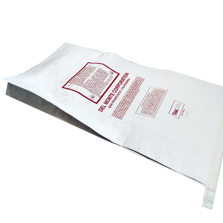 25kg 50kg Kraft Paper Composite plastic laminated PP Woven bag for packing animal bird feed dog food cat food bag