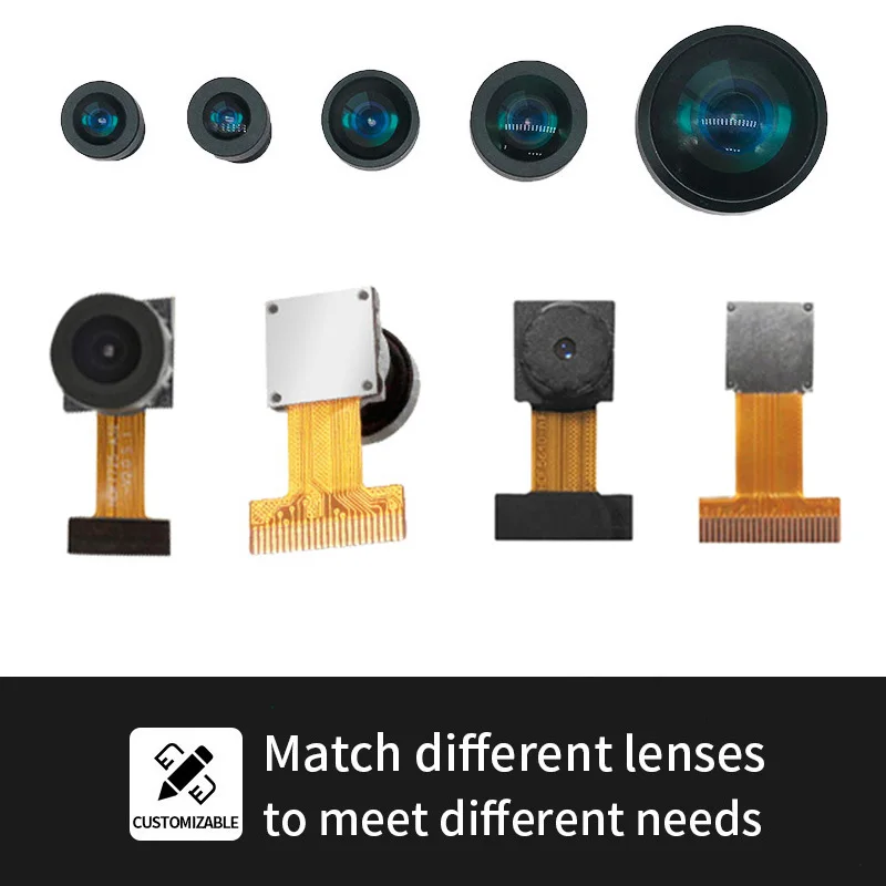 Wide Angle Cmos OV5645 OV5640 Cam Module 5MP 1080P 2K 24 pin 30pin Csi USB DVP MIPI Camera Module