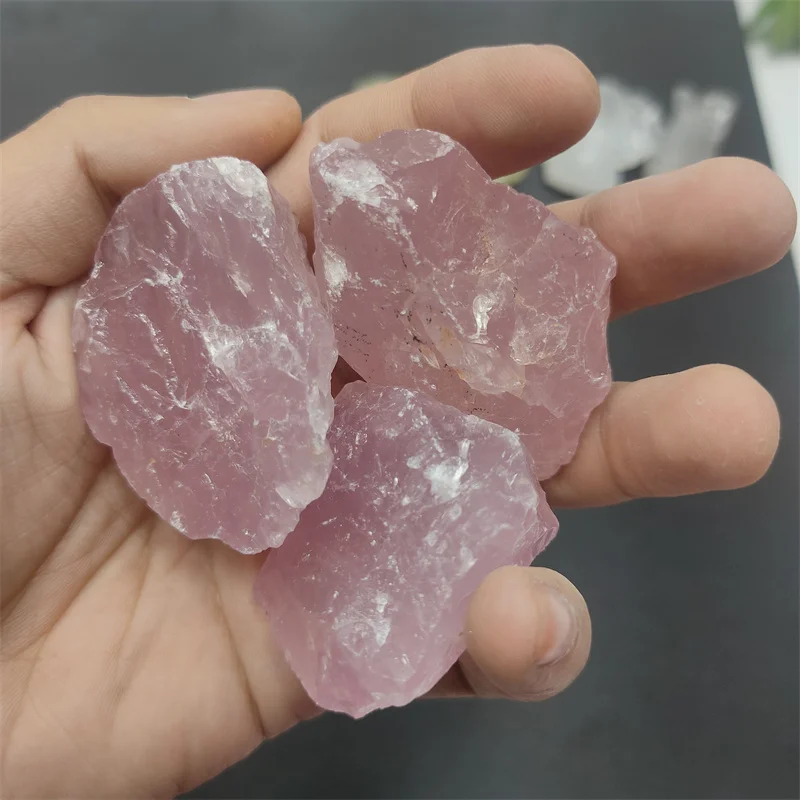 Wholesale Natural Crystal Tumble Stone Raw Stone Rose Quartz Rough Stone